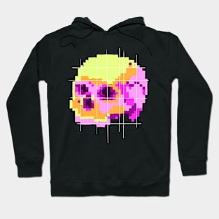 pixel scull Hoodie